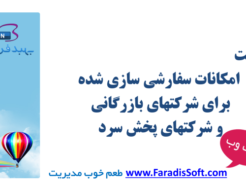 پرزنت نرم افزار CRM اختصاصی سازی شده برای شرکتهای بازرگانی و پخش سرد