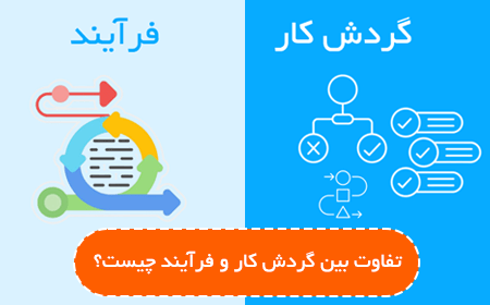 تفاوت‌ بین گردش کار و فرآیند چیست؟
