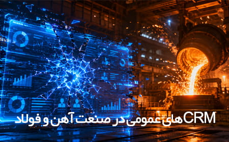 چرا پیاده سازی CRM های عمومی در بازار آهن شکست می‌خورد؟