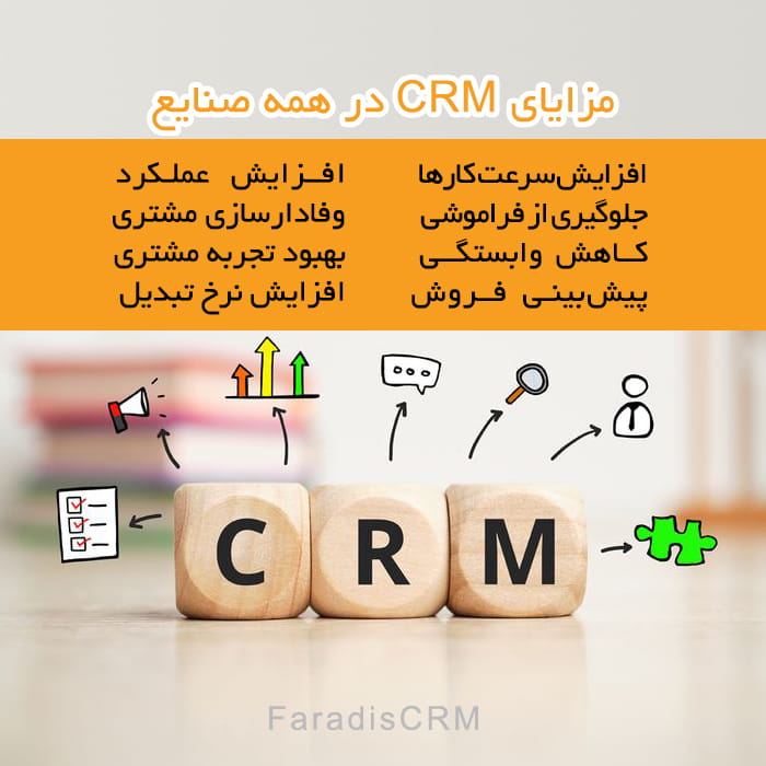 مزایای CRM در همه این صنایع